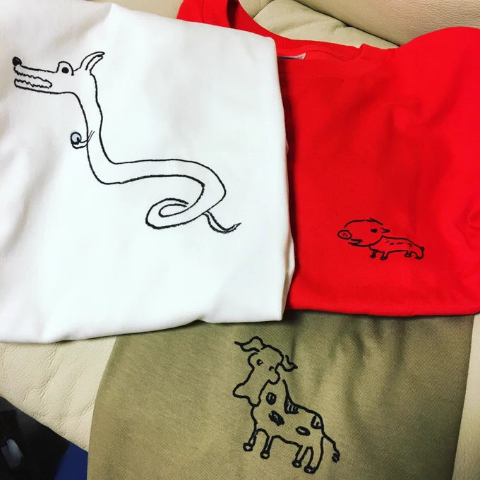 自分の絵でTシャツ作ったの思い出した? 