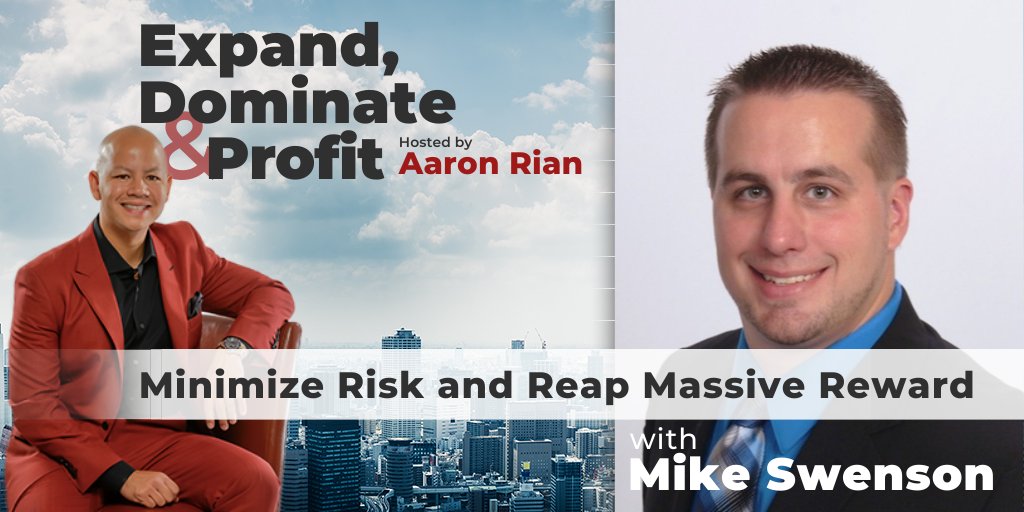 aaronrian's tweet image. [New Episode] Minimize Risk and Reap Massive Reward w/Mike Swenson
Get the Full Episode Here--&amp;gt; buff.ly/3f8l2L8