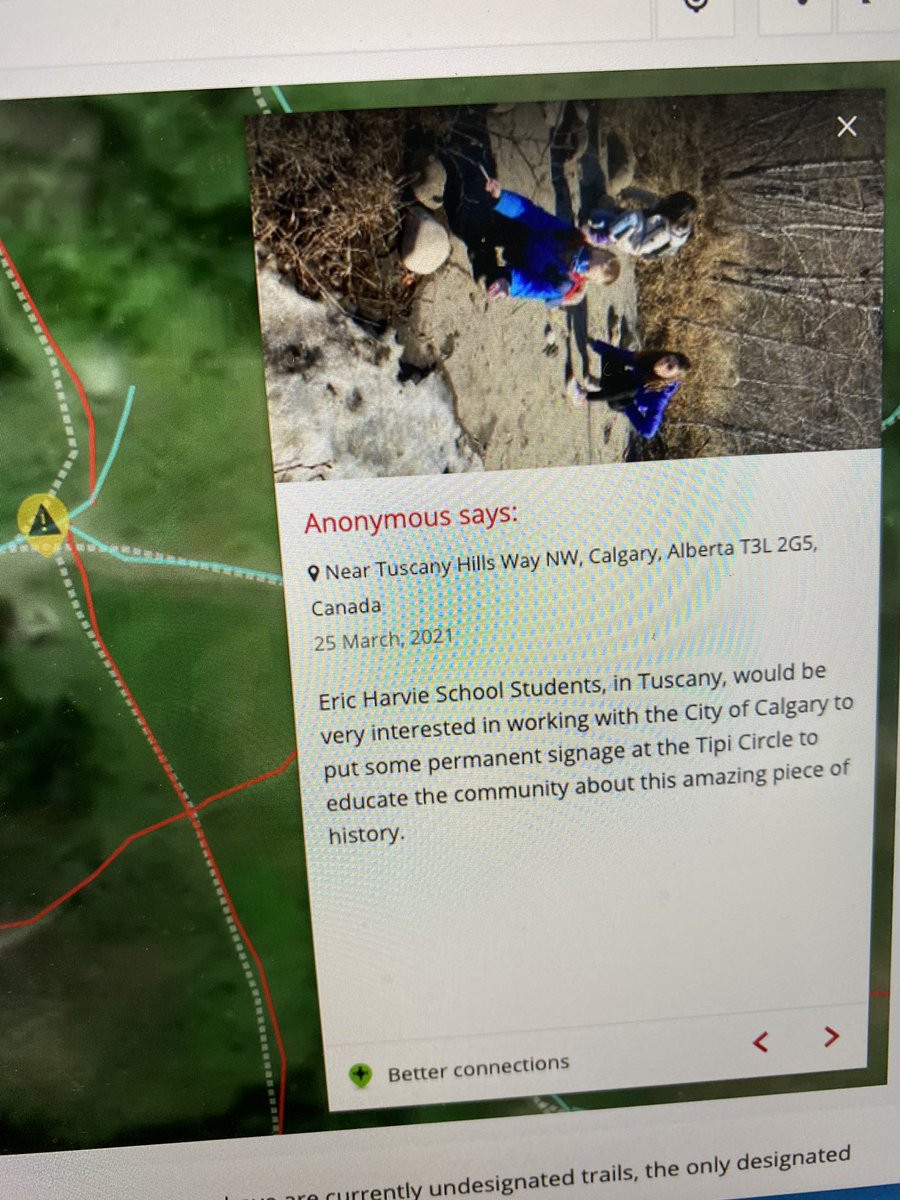 amplifyandlearn's tweet photo. Our student provided their input today in the 12 Mile Coulee Trail Restoration project.  Their improvement ideas made me proud, wanting trails that are accessible for wheelchairs, safer for elderly, etc.  Empathy + Voice = Change! #ehsourstory #wearecbe #couleeschool https://t.co/qtiU2cYXhs