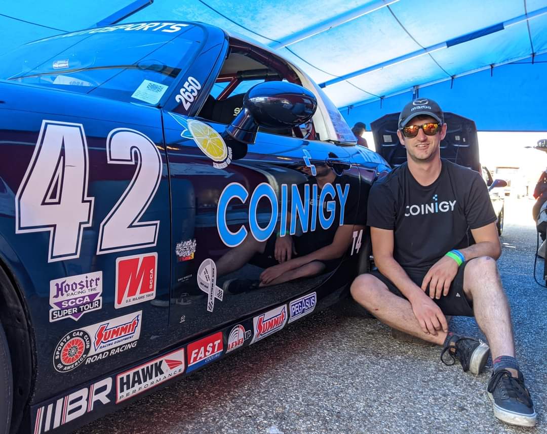 MBordenRacing's tweet photo. It’s happening! @Coinigy is back as the main sponsor for season 5! Partnering with the industry-leading multi-exchange cryptocurrency platform when I believe cryptocurrencies will play a big part in the financial world's future is a winning combination.  🚀🌑

#seasonspecmx5 https://t.co/5HW6tieUMV