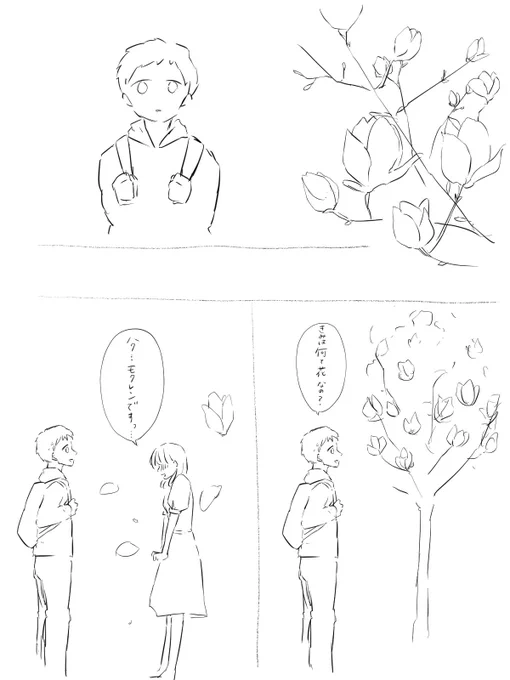 さくら×ハクモクレン① 