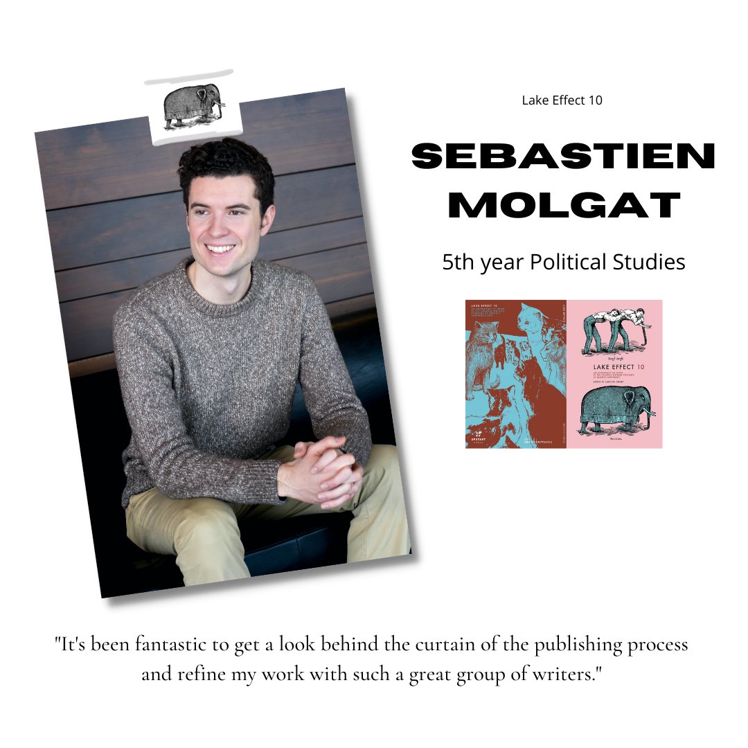 10_effect's tweet image. Two weeks until launch! Meet our next Lake Effect 10 contributor, Sebastien Molgat, and enjoy a preview from his story "In Ortisei." 

@QueensCWRI @QueensEngLit