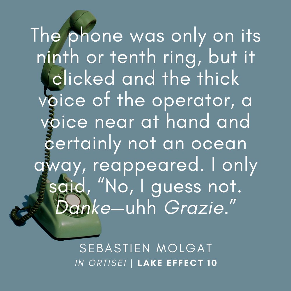 10_effect's tweet image. Two weeks until launch! Meet our next Lake Effect 10 contributor, Sebastien Molgat, and enjoy a preview from his story "In Ortisei." 

@QueensCWRI @QueensEngLit