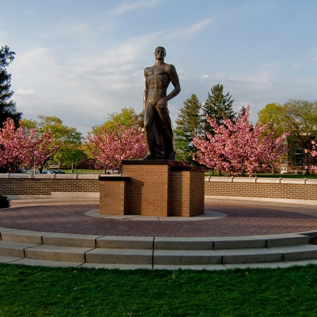 Msu Archives History Of The Spartan Statue T Co Rn0lquo9