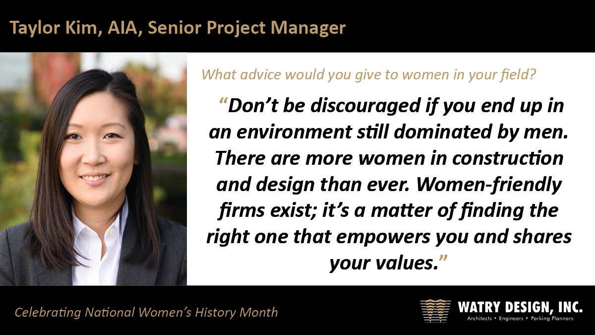For #NationalWomensHistoryMonth, we asked Taylor Kim, Senior Project Manager, what advice she had for women in design. See what she had to say: