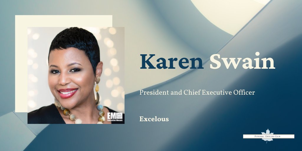 PotomacOfficers's tweet image. Karen Swain serves as the president and chief executive officer of #Excelous, an 8(a) certified #womanowned small business headquartered in Atlanta, Georgia.
#KnowWhatYouNeedToKnow here:  ow.ly/hrrZ50E8noL