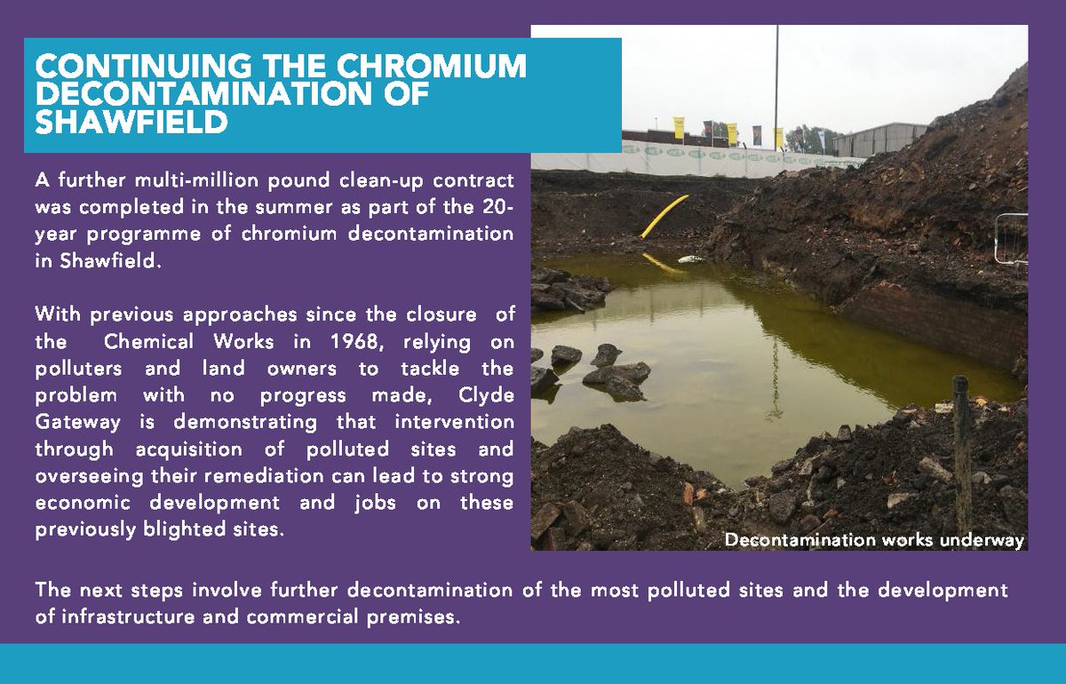 Thank you to <a href="/clydegateway/">Clyde Gateway</a> for including our #Shawfield project that involved remediating #Chromium in their #ThisIsThePlace update. You can read the full update here lnkd.in/dusvkyJ and about the project here lnkd.in/g4uyZhk