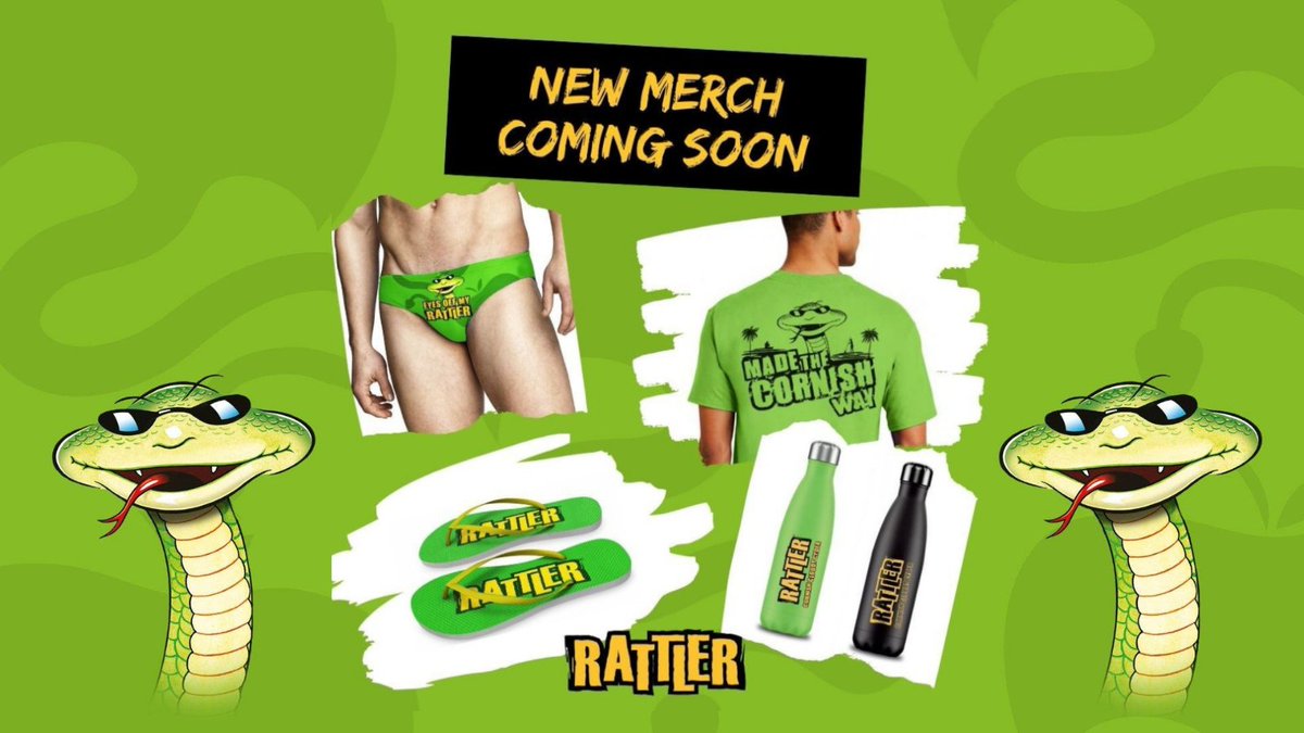NEW MERCH COMING THIS SUMMER 🌴 

If you want to be first to know about new releases sign up to our newsletter  buff.ly/3lOSLdK

#new #merch #merchandise #rattler #cyder #cider #summer #Summer2021