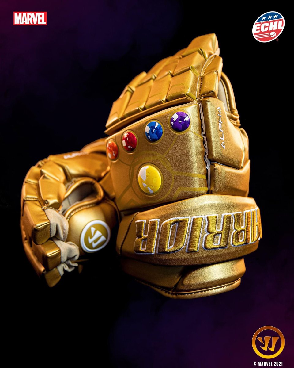 The ECHL Jacksonville Icemen are breaking out the Infinity Gauntlet gloves tomorrow night <a href="/JaxIcemen/">Jacksonville Icemen</a>