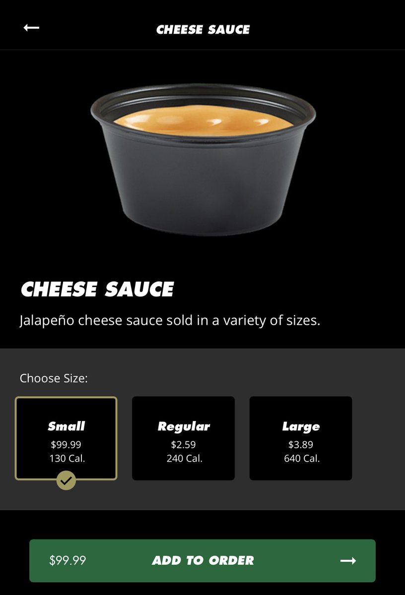 codychadworthJr's tweet photo. @wingstop That cheese must be hittin for that price https://t.co/jcmqzdqokW