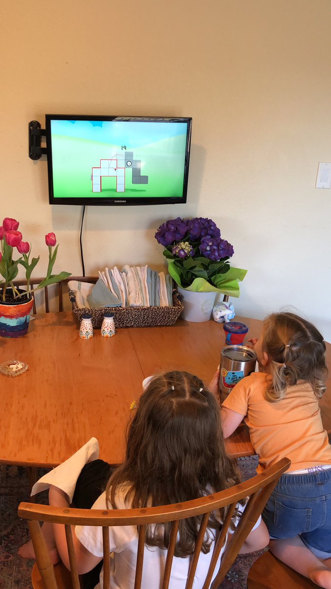 DLGEdTech's tweet photo. For all my #MTBoS folks out there and any other parents/guardians/teacher who interact with young kids, if you haven’t checked out @numberblocks yet you’re missing out! My kids are asking for math 💯💯#QualityScreentime
#iTeachMath https://t.co/UvVoYTFbMG