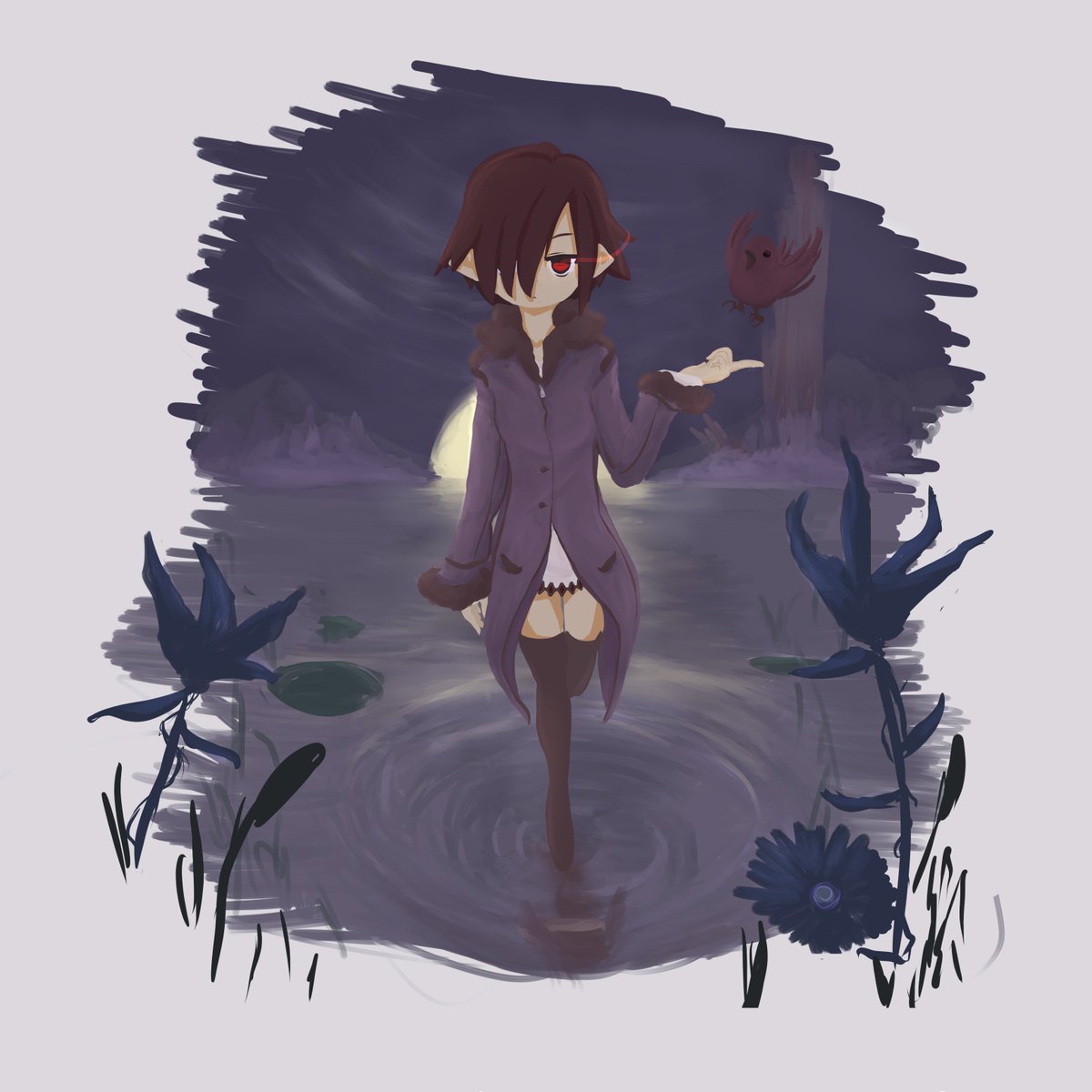 NapandWork's tweet image. #CLIPSTUDIOpaint  #dailyart getting that background and composition done, improving on speed as well.