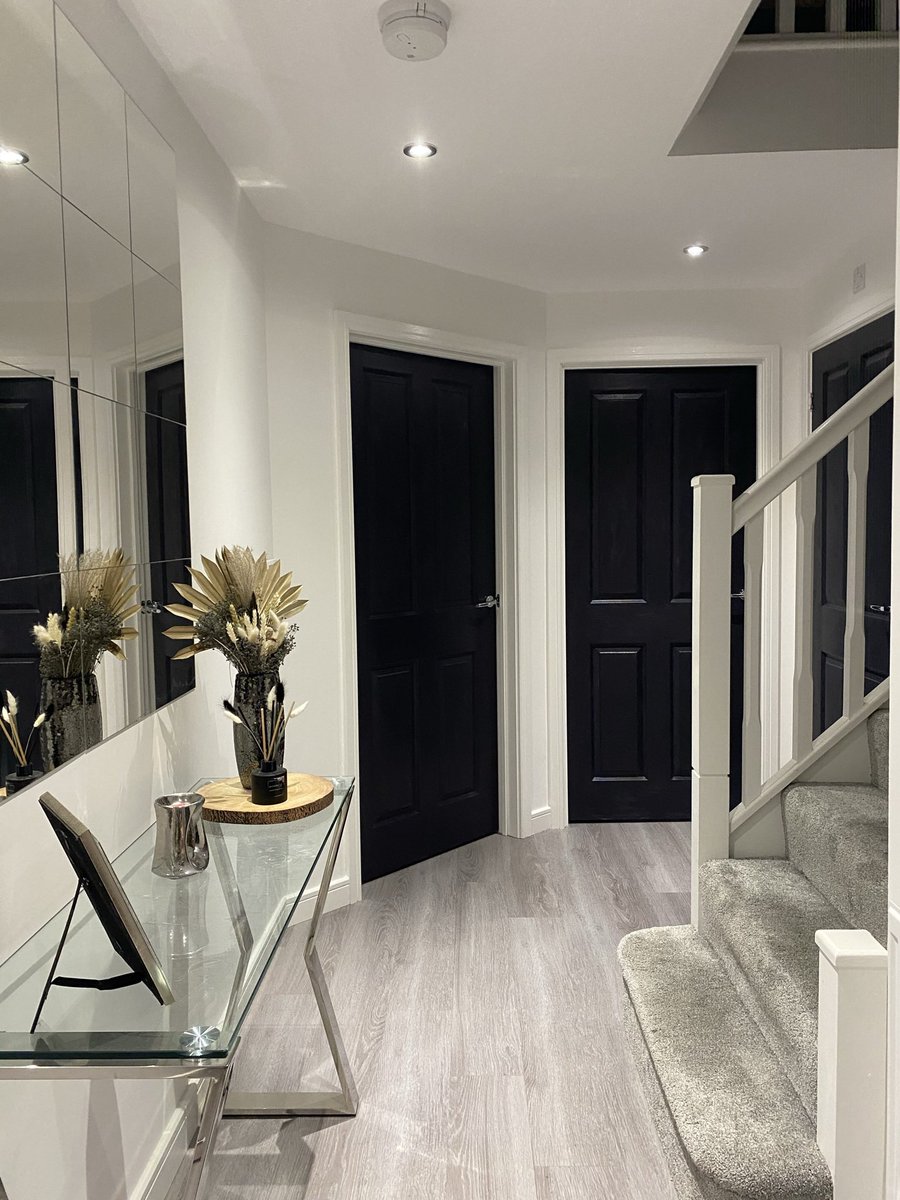The most exciting thing to happen to my 2021 so far has been painting our interior doors black 😍🧑🏽‍🎨🖤