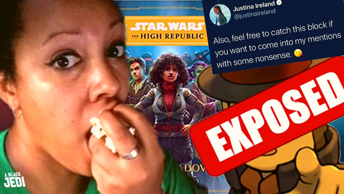 ABlackJedi's tweet photo. PLEASE SHARE 🙏

Justina Ireland blocked me for sharing my opinion. The culture at Lucasfilm is currently toxic.
https://t.co/C1WtDtVWho https://t.co/DmX9EzlO3L