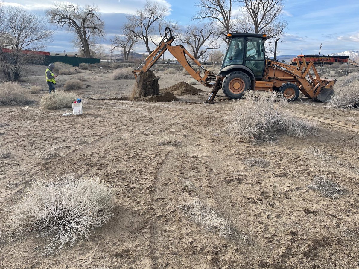 abt_company's tweet photo. Final geotechnical investigations at the pilot plant site in #Nevada are taking place today and tomorrow. Following completion of the investigation, the Miles Construction team can submit grading #permit applications to the City of Fernley. https://t.co/i108vd7Ked https://t.co/ZCHnQomj9v