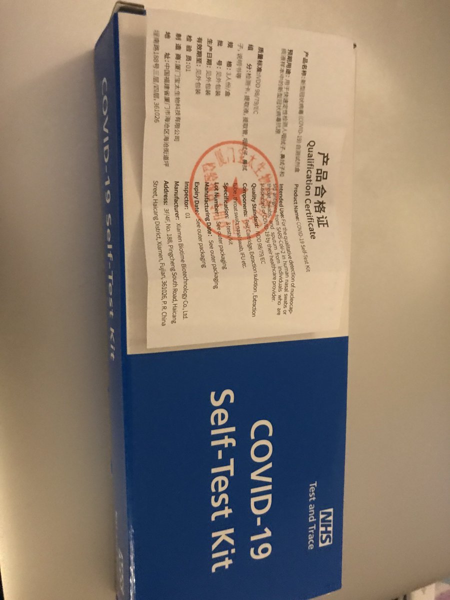 corks101's tweet image. School Covid test manufactured in China- not sure what to make of this info ⁦@ToryFibs⁩ ⁦@Conservatives⁩ ⁦@grahnort⁩ ⁦@TheLastLeg⁩