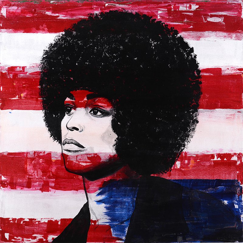 AFHBoston's tweet photo. Title: “Angela Davis”
Teen Artist: Meleeza Pires

#AngelaDavis #WomensHistory #WomensHistoryMonth #activist #socialjustice #BlackHistory #ArtistsForHumanity #AFHBoston #painting #art https://t.co/igSTrPU1iU