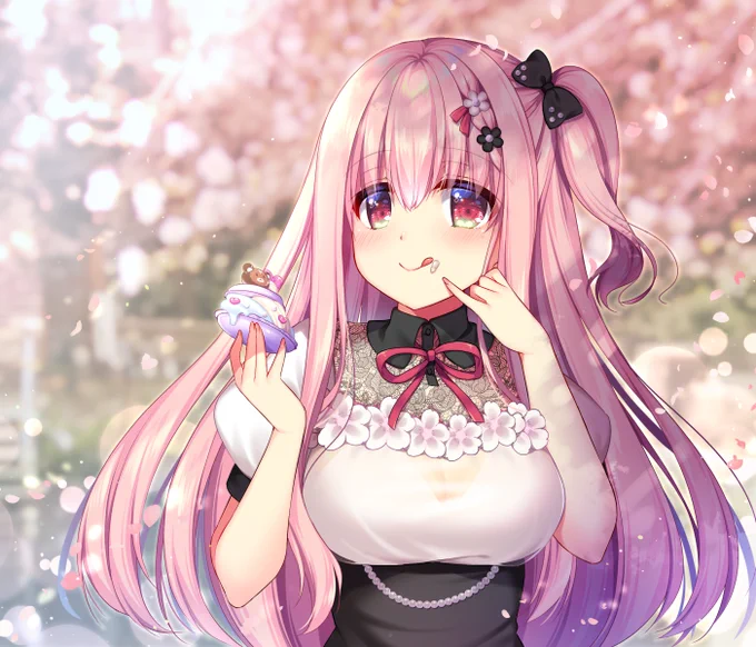 #見た人も無言でピンク髪美少女貼れ 