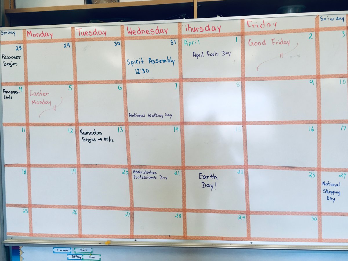 Wondering what we will be up after the break? Here are a few of the events I've added to the calendar so far. Plus we have a couple of April birthdays to celebrate!