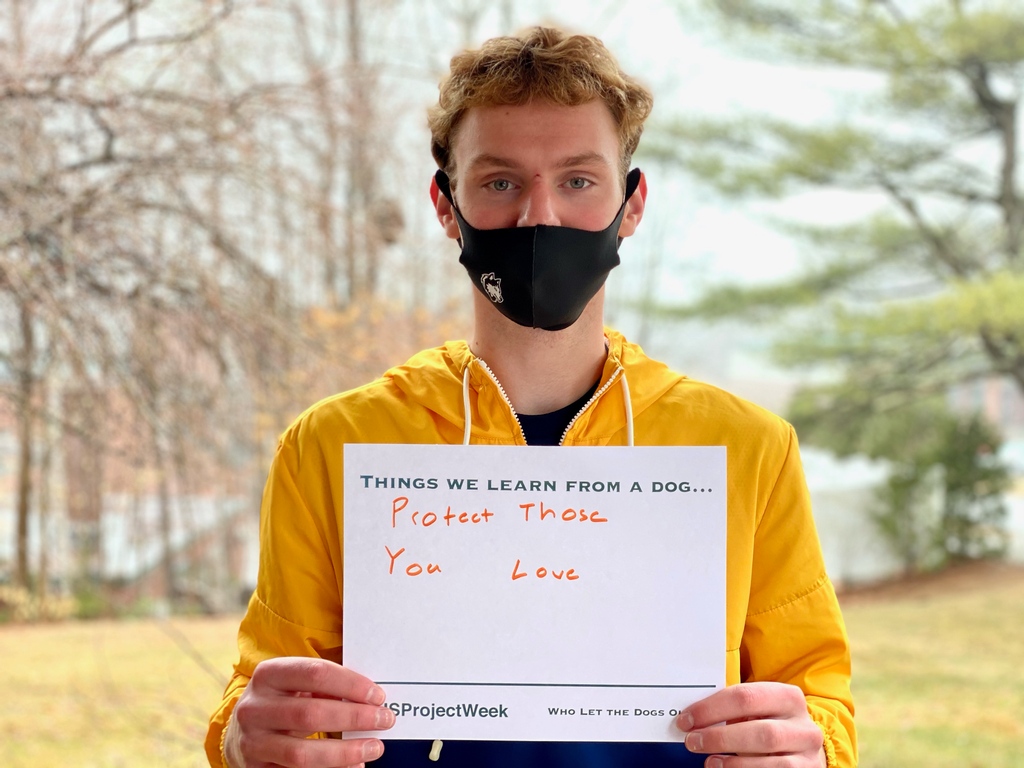 NHSHuskies's tweet photo. Project week groups are reflecting on their experiences and focusing on key takeaways from their time together this week. Compassion, love, rest, patience, and safety are all key life lessons we can learn from each other and animals! #wholetthedogsout #nhsprojectweek https://t.co/Vqb7TswsuN