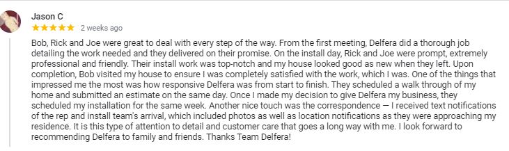 Jason, thank you for the kind Google review! We really appreciate it.