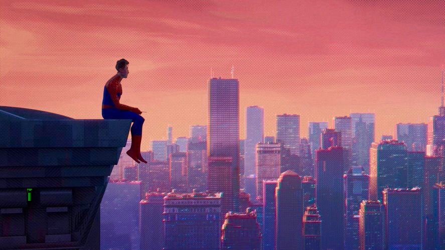 civiIswar's tweet photo. the way that spider-man: into the spider-verse radiates comfort https://t.co/h4NbuiOVpg