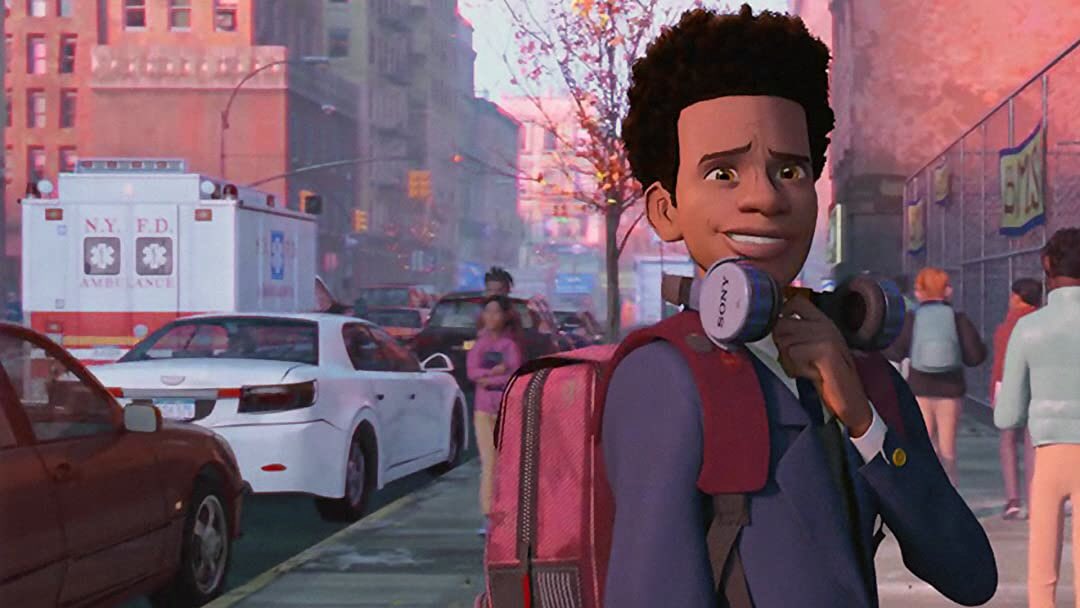 civiIswar's tweet photo. the way that spider-man: into the spider-verse radiates comfort https://t.co/h4NbuiOVpg