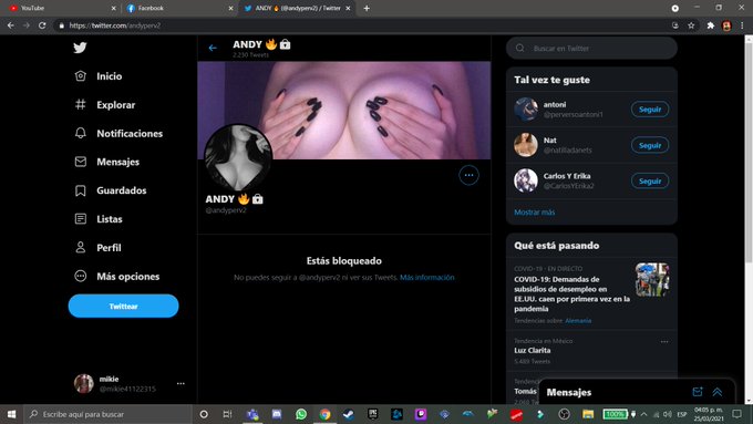 @andyperv2 porque me bloqueaste si solo te etiquete en una publicaci&oacute;n que alguien subi&oacute; hablando de<a class="tags" target="_blank" title="On Twitter" href="/?out=eyJ0eXAiOiJKV1QiLCJhbGciOiJIUzUxMiJ9.eyJpYXQiOjE3MjQ2NDUwMzYsImlzcyI6InR3cG9ybnN0YXJzLmNvbSIsIm5iZiI6MTcyNDY0NTAzNiwiZXhwIjoxNzU2MTgxMDM2LCJyZWRpcmVjdF91cmwiOiJodHRwczovL3R3aXR0ZXIuY29tL2FuZHlwZXJ2MiJ9.1jWrKBGWdyuLxyPOpLcrhH36hJgPK0Wa0zbA877ipeMJkgkgBPMIc0gDWE104uh7Y7Ct4S2WEp7ZjRv5renzYA">@andyperv2</a><a href="/tag/nodepositos"class="tags"><span>#nodepositos</span></a>