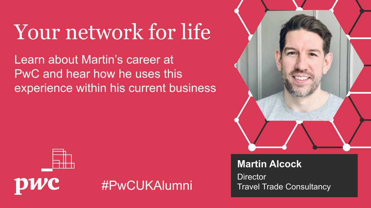 emcharlesworth3's tweet photo. In our latest #PwCUKAlumni video, @martinezalcock talks to @andy_woodfield about his time at @PwC_UK &amp; also shares his thoughts on the turbulent times the travel sector is experiencing. Another honest &amp; inspiring story. Watch here: https://t.co/i78e1RwQ2b #YourNetworkForLife https://t.co/wVHlH0fOj3