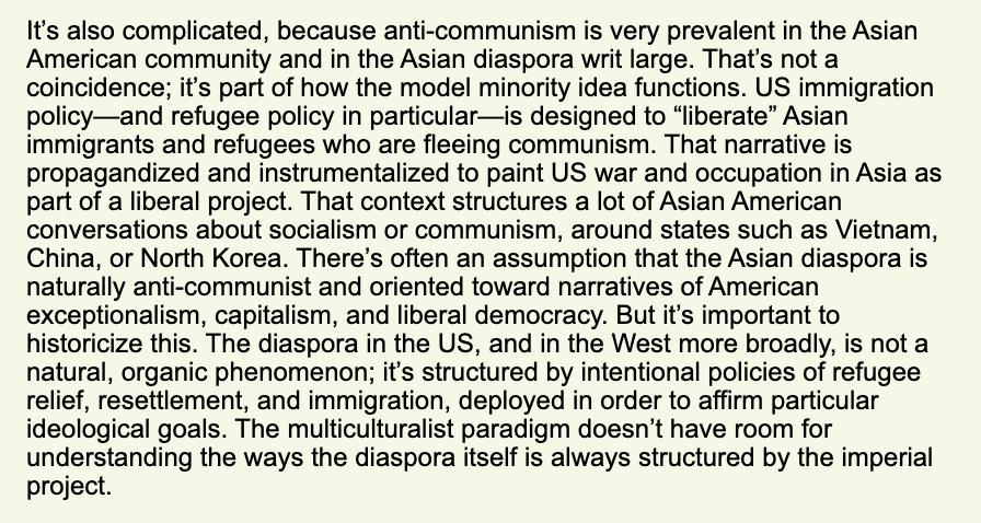 ArielleLAngel's tweet photo. Great interview with @tsengputterman in the @JewishCurrents newsletter today. Had never thought about the ways that US imperialism structures the Asian American diaspora, especially in relation to anti-communism

https://t.co/2seMF7tjQ2 https://t.co/cYxCPLQLHO