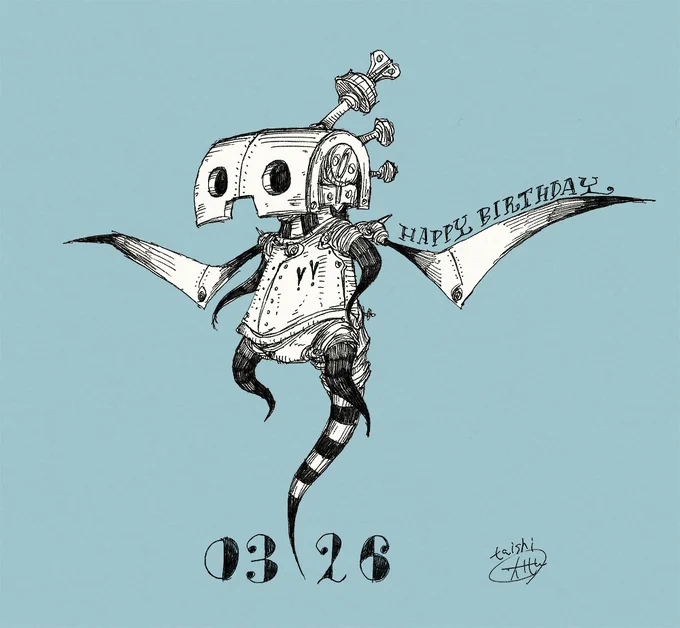 3/26生まれの方、お誕生日おめでとうございます。
3月26日生まれの方に届くと嬉しいです。

いつもより素敵な一日となりますように。

#誕生日 #happybirthday #3月26日 #3月 #イラスト #ボールペン画 