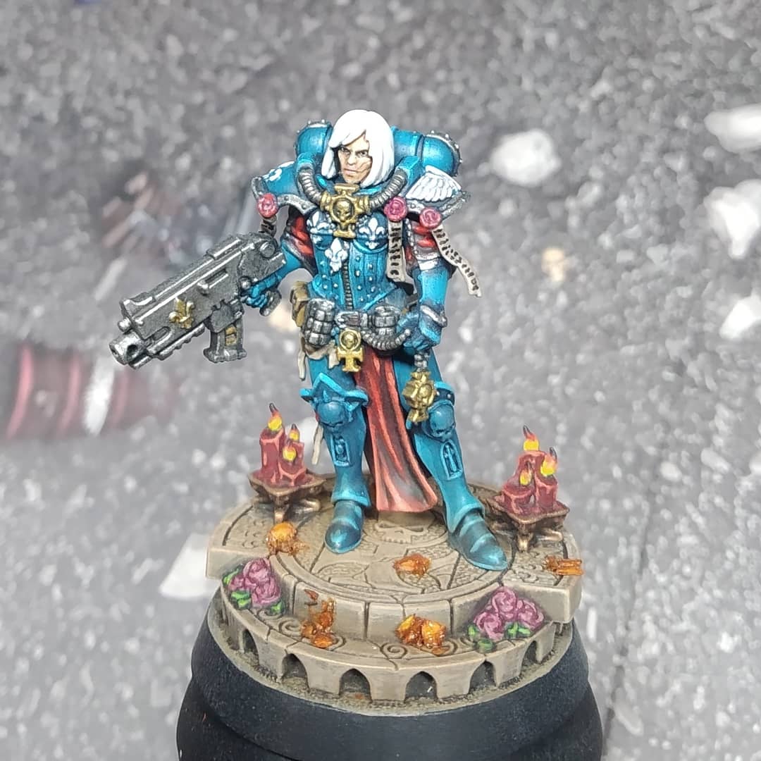 GuRi40k's tweet photo. First squad of sisters of battle done. Next step : repentias!!!

#paintingwarhammer #warhammercommunity #warhammer40k #warmongers #sisterofbattle #wepaintminis #adeptasororitas https://t.co/l7U5FcpRr2