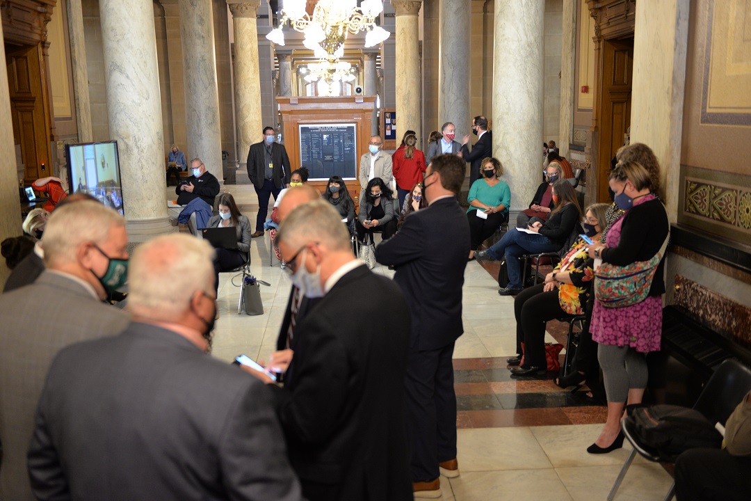 SenFadyQaddoura's tweet photo. The Education Committee is meeting now to discuss education funding &amp; the school funding formula. We must fully fund our public schools, ensure our teachers are well-compensated &amp; expand pre-K access. Thank you to all school staff who sacrifice every day to educate our children. https://t.co/7fryebMfDo