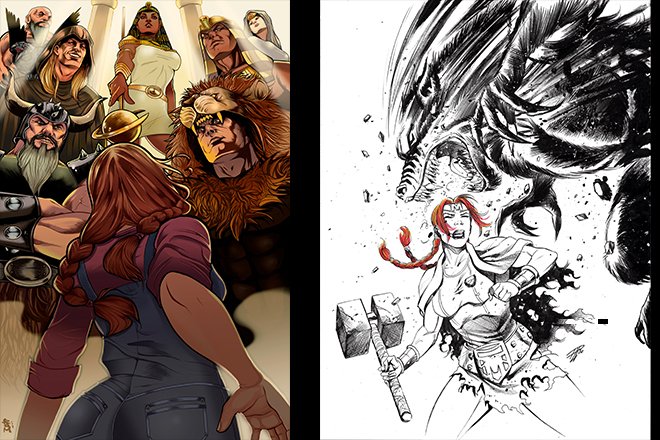 BeyondTimeInc's tweet photo. The limited Super @Rod_Luper commission is your final chance to get an awesome commission! Grab it & a copy of the MAGNA: THE LAST PANTHEON Vol. 1 GN while they last!
#promotingcomics #indiecomics #comics #makingcomics #art #indie #nerdtastic
https://t.co/q6npIZXu4x https://t.co/C36cYoLWPx