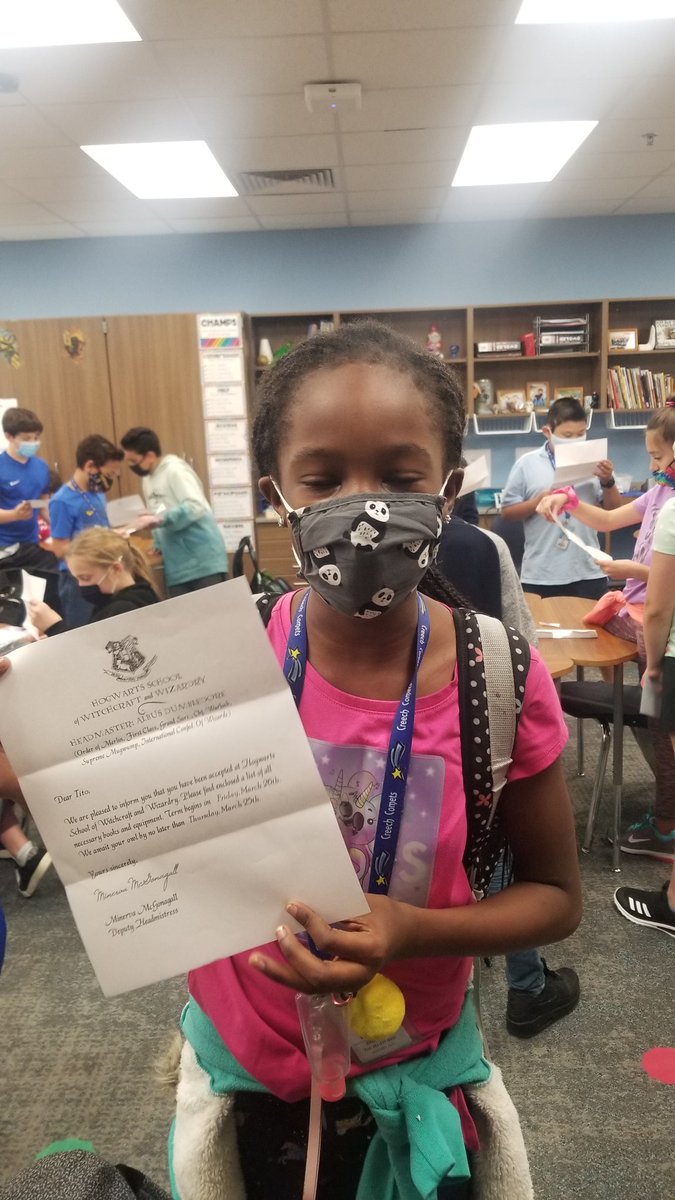 Strange sightings of owls outside our school ended with students getting their Hogwarts letters. <a href="/CreechElem/">Creech Comets</a>