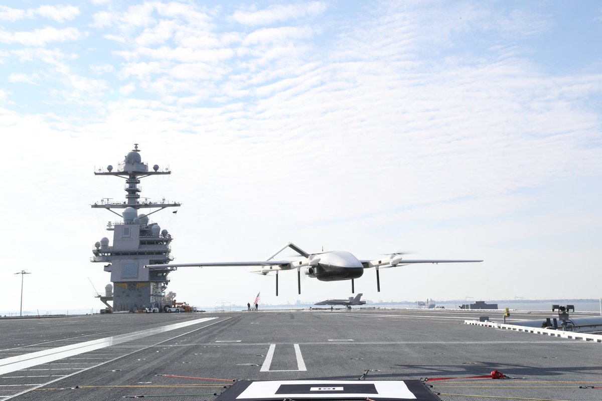 The US Navy flew a Skyways UAS off an aircraft carrier! 

Truly awesome to see one of our birds in the wild!

Big thanks to the <a href="/USNavy/">U.S. Navy</a> for supporting our efforts, and to <a href="/YahooNews/">Yahoo News</a> and Benjamin Brimelow for the fantastic coverage:
news.yahoo.com/navy-getting-c…