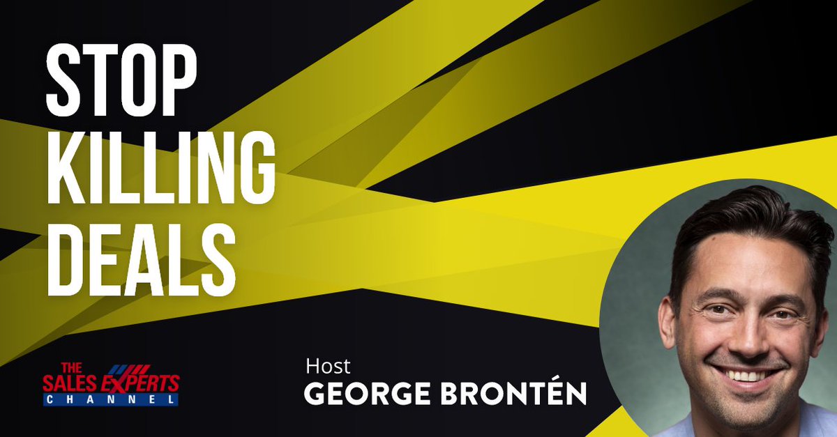 georgebronten's tweet photo. It's storytelling time with Kjell Enhager! Tune in to the latest episode of #StopKillingDeals to hear how Kjell coached Sir Nick Faldo to higher performance in a golf tournament by asking one simple question: https://t.co/3BTTE8nV0U
#salestip #cognitivebias #scienceofselling https://t.co/UaHPnVqV3c