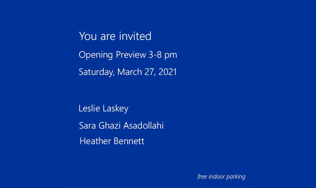 bdavidprojects's tweet photo. You are invited to an Opening Preview for Leslie Laskey, Sara Ghazi Asadollahi, Heather Bennett. Sat, Mar 27, 3-8 pm More https://t.co/95aCKjAr6J
.
.
#centenarian #BrunoDavidGallery #OpeningPreview #artcurator #contemporaryart #art #artconsultant #ArtAdvisor #STL https://t.co/aA78eA2Mta