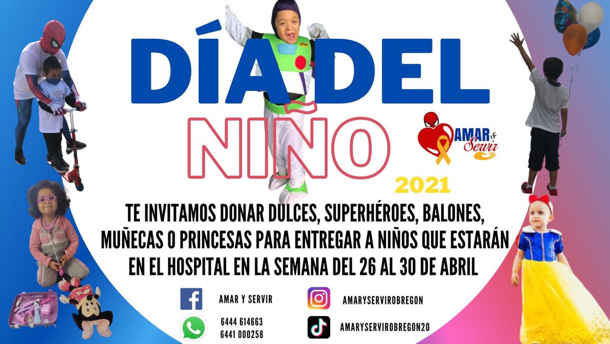 ServirAmary's tweet photo. Los invitamos a unirse a esta campaña para dar un regalo a niños y niñas que se encuentren hospitalizados en la semana del 26 al 30 de abril. https://t.co/H50Qf6Nxe0