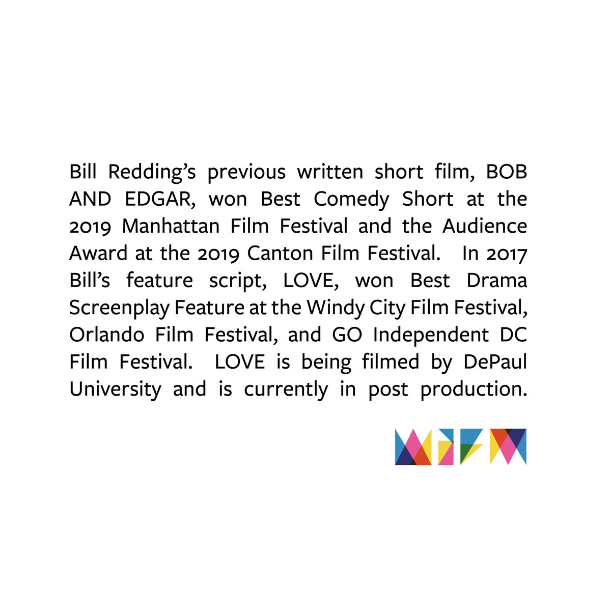 Our next short film finalist is Bill Redding's "Lone."