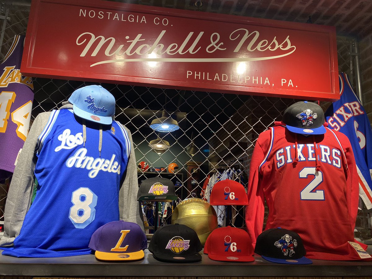 MNFlagshipStore's tweet photo. @sixers vs @lakers tonight! Is this a preview of this year’s @NBA finals? Let us know and comment your score predictions below!
#HereTheyCome #mitchellandness #mnessflagshipstore https://t.co/C87sKwoYXf