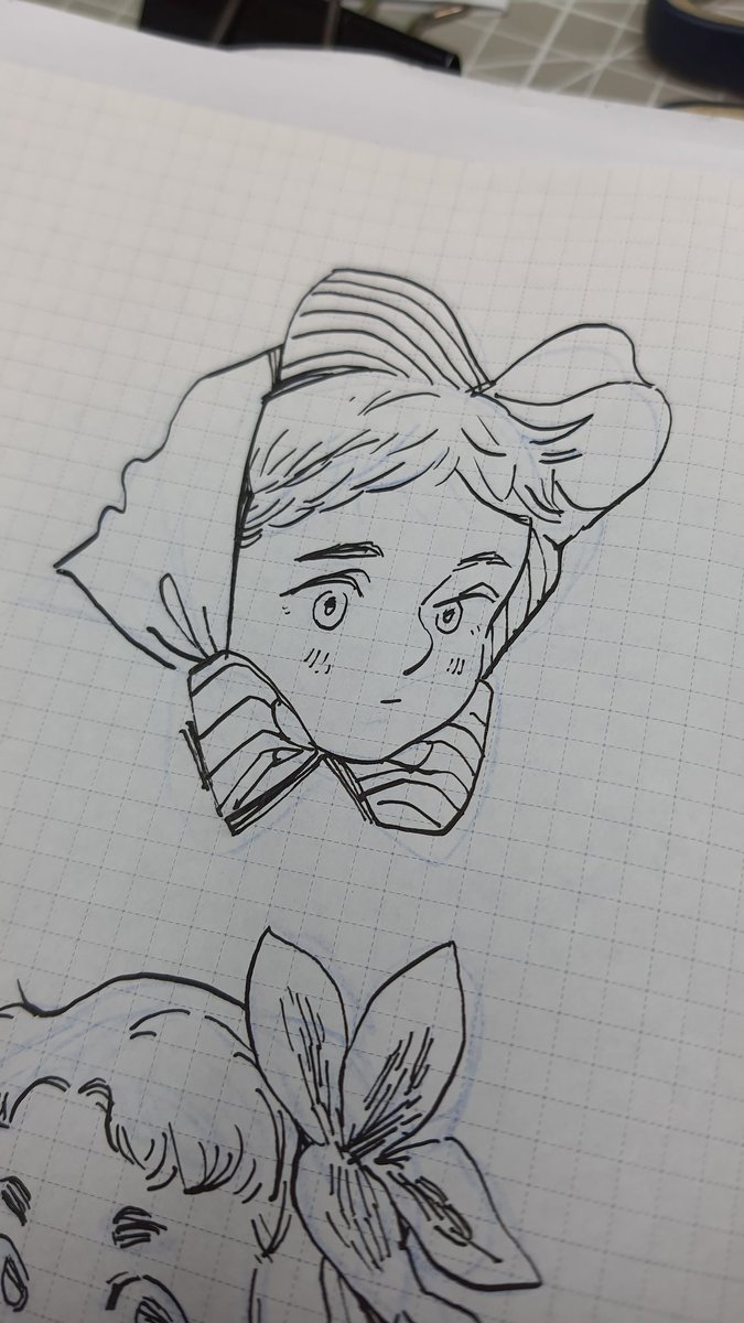 My art vacilates wildly between soft cartoons and very anime. 