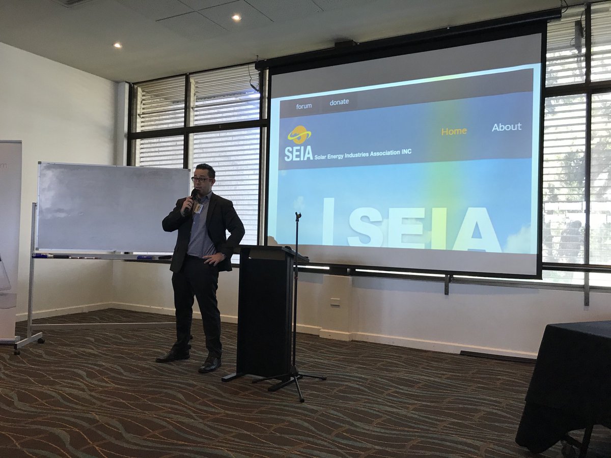 seia_oz's tweet photo. Thomas Bywater opening SEIA NSW conference in Sydney today ! https://t.co/IGEJ7RNG94