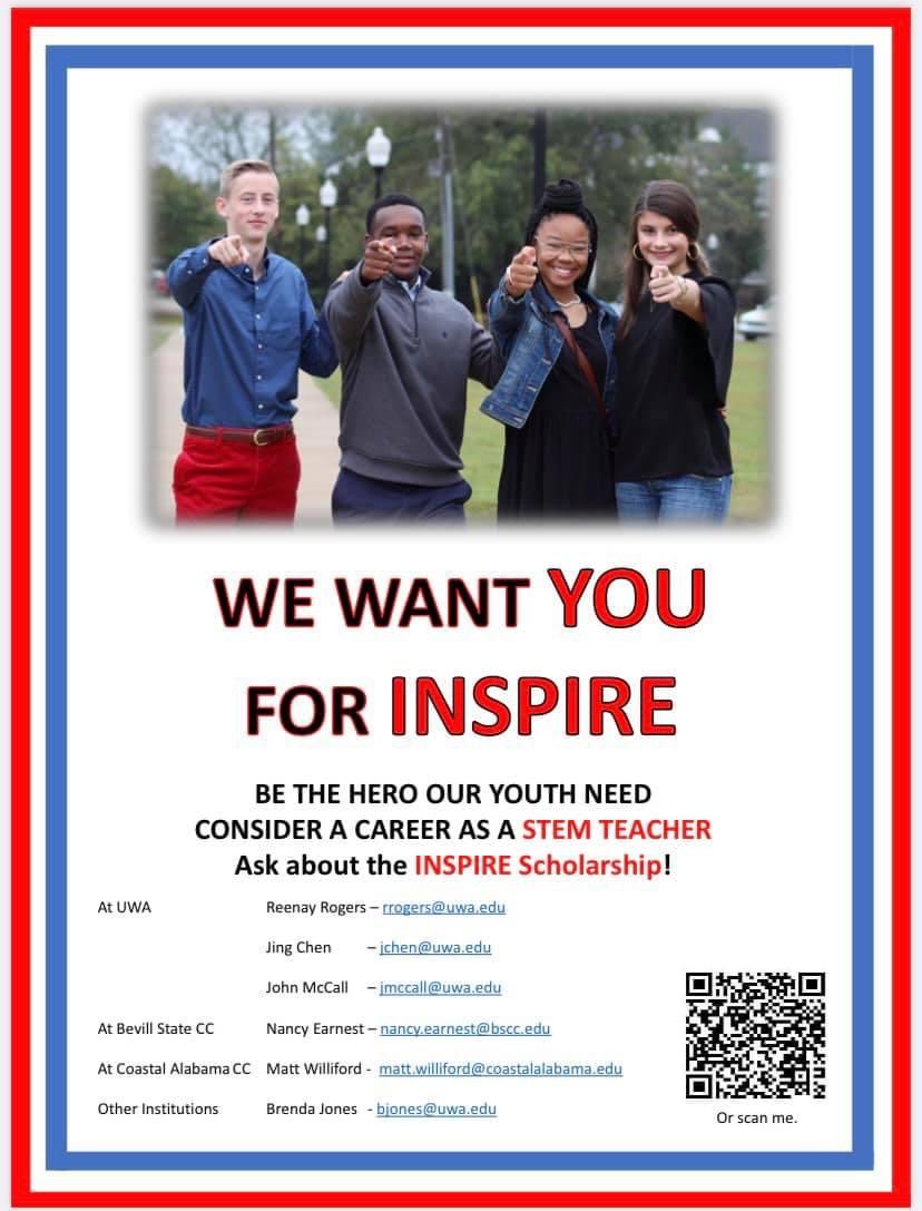 Project INSPIRE at the University of West Alabama tweet media