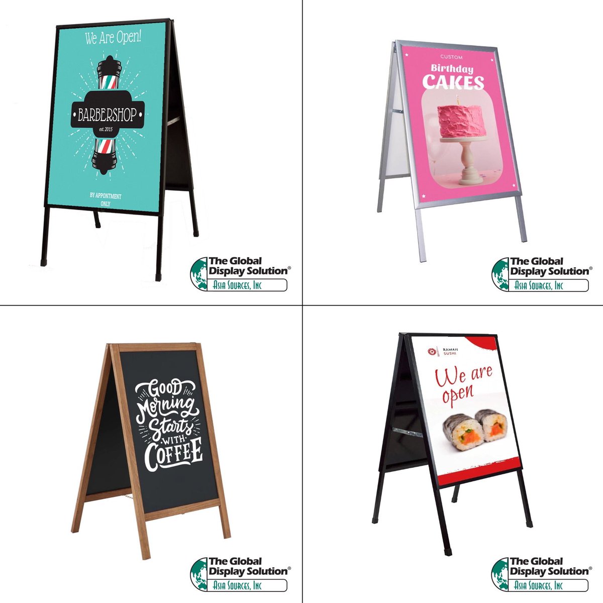 AsiaSourcesINC's tweet photo. An A-frame sign is a handy tool that can easily present information in an appealing and noticeable way. 

Click below to read about the most common uses for your A-frame sign: https://t.co/1QFdTTTZ7J

#floorsignstands #aframesigns #posterstands #retaildisplay #sidewalksign https://t.co/9NJ4gLgUyu