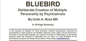 the CIA had a Project Bluebird, lol. I'll try to draw this together, I promise