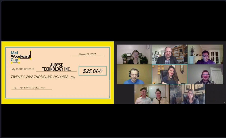 Now for the moment we've been waiting for, the winner of the #2021MWC is...<a href="/audysetech/">Audyse Technology</a>!  🚀 Congratulations Audyse Tech on winning the grand prize of $25,000! #entrepreneurs

<a href="/MUNBusiness/">MUN Business</a> <a href="/MUN_Engineering/">Memorial Engineering</a> <a href="/MUN_Students/">Memorial U Students</a> <a href="/MemorialU/">Memorial University</a> <a href="/MUN_Students/">Memorial U Students</a> <a href="/InnovationMUN/">Innovation Memorial</a>