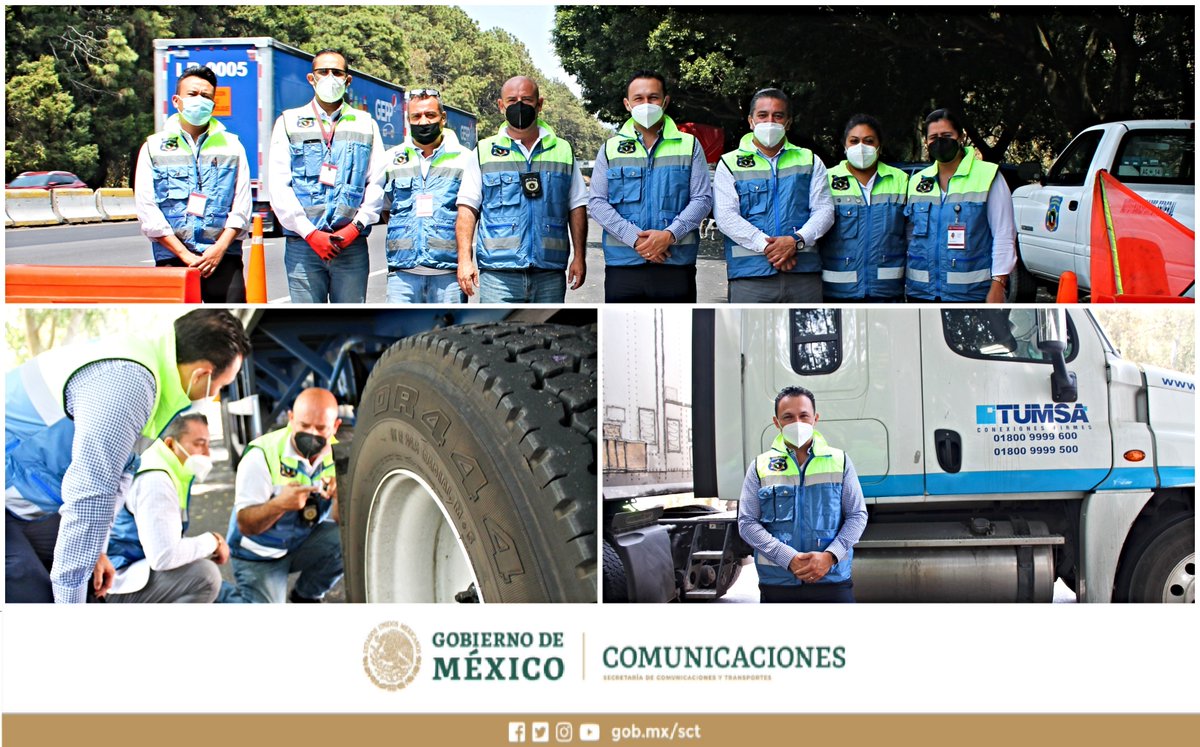SICTMorelos's tweet photo. Inspectores Federales adscritos a @SCT_Morelos acompañados del Director General del Centro, realizaron operativo de Pesos y Dimensiones, con el objetivo de evitar accidentes de transportes de carga en carreteras federales de nuestro Estado. 🚧🚚 #SCTMor 🛣️⚙️ https://t.co/b7Qm4cv0cz