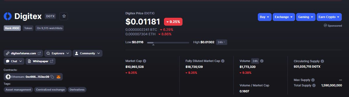 Bitkolik1's tweet image. Kukoin borsasından #DGTX portföyüme ekledim. Biliyorsunuz daha önce Beprodan 20x den fazla yakalamıştık. Bunu da değerinin altında görüyorum alıp unutuyorum. Risklidir bakiyenin en fazla yüzde 10 u ile girilir. Kukoine linkten kayıt olabilirsiniz.
kucoin.com/ucenter/signup…