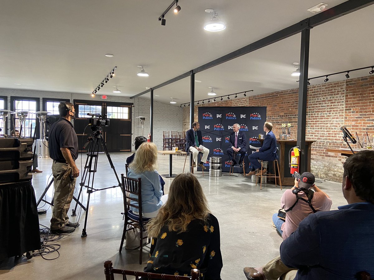 AutumnEdit's tweet photo. A lot to talk about tonight as we welcome Gov. Henry McMaster to @postandcourier Pints and Politics at Savage Craft Ale Works in West Columbia. https://t.co/Zu62Sdy4GG